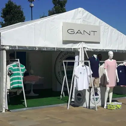 Business Marquee Hire for Gant