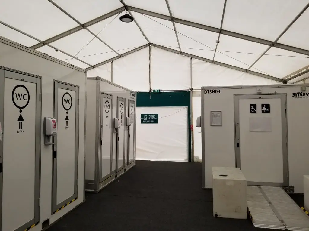 Toilet marquee