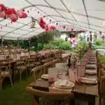 Clear garden party