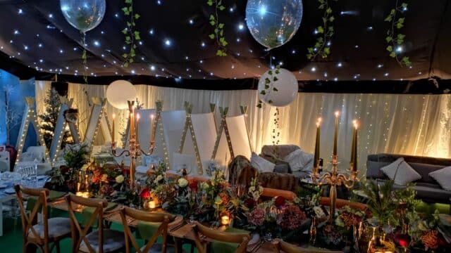 Party with star cloth