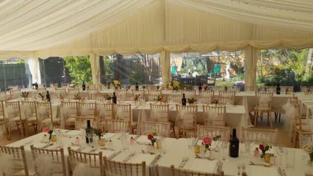 Wedding marquee hire
