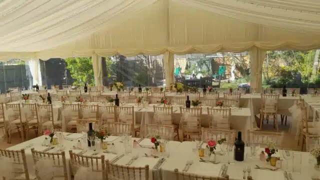 Wedding marquee hire